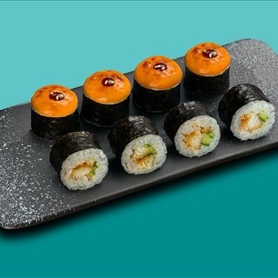 Ролл спайси угорь в О! Суши по цене 450 ₽