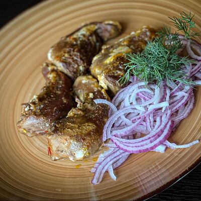 Шашлык из языка ягненка в Навруз по цене 610 ₽