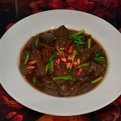 Утиная кровь с фунчозой в Тан чао по цене 36 р.