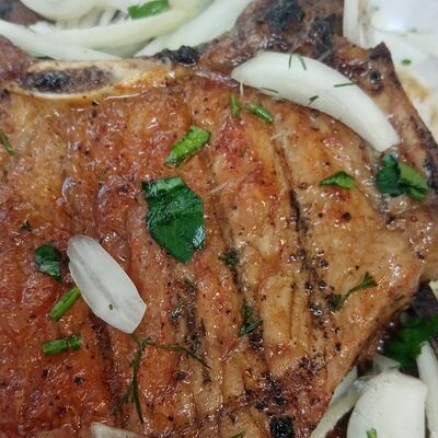 Шашлык Свиные края на кости в Шашлык & Гриль по цене 479 ₽