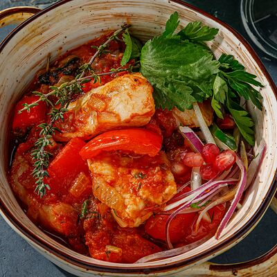 Чахохбили с судаком в Ресторан Бигджо по цене 590 ₽