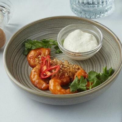 Креветки с соусом блю чиз в Блеск по цене 370