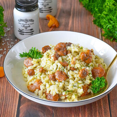 Ризотто с лисичками и сыром Дорблю в Бо-Бо по цене 900 ₽