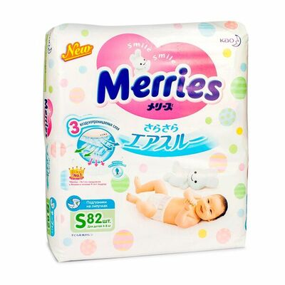 Подгузники Air Through S Merries, в Азбука Вкуса Экспресс Меню по цене 1999 ₽