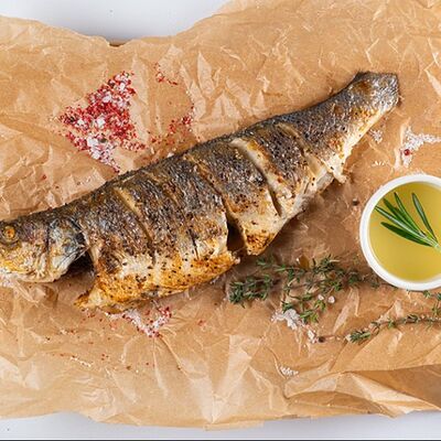 Сибас гриль в Тальятелло по цене 1500 ₽