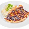 Куриная отбивная под соусом терияки, рис с яйцом в Дамплинг Репаблик по цене 590