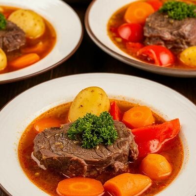 Три порции шурпы из бараниныв Кафе SINBAD по цене 1450 ₽