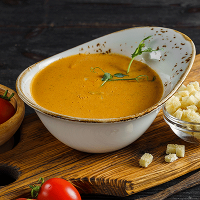 Томатный крем-суп в ИТЛЕ Стейк-кафе Halal по цене 360