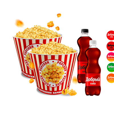 Комбо карамельный для друзей в КиноPopCorn по цене 1290 ₽