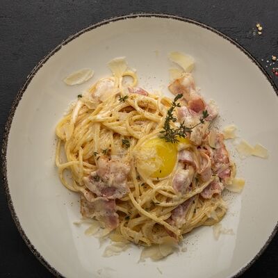 Паста Карбонара в Сытый Лось по цене 570 ₽