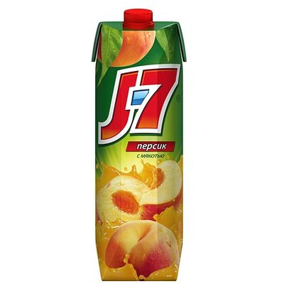 Сок J7 персик в Осетинские пироги Виктория по цене 370 ₽