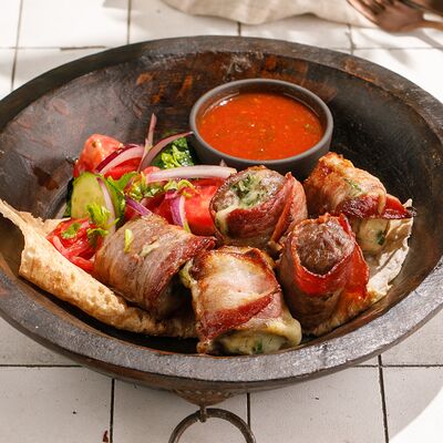 Мясные рулетики в беконе в ЛарисуВаннуХочу по цене 930