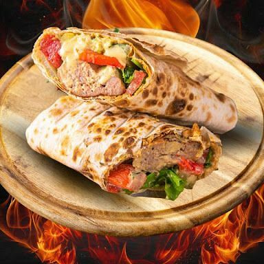 Шаурма с курицей в Мангал хаус по цене 550 ₽