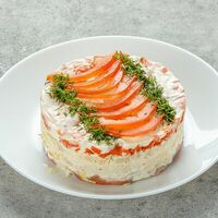 Салат из копченой горбуши в Европа