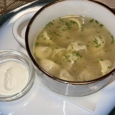 Пельмени ручной лепки с телятиной и сметаной в ОстроVok по цене 500 ₽