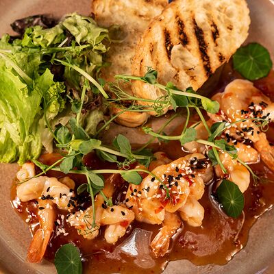 Жареные креветки, чиабатта в Harley Drink Bar по цене 990 ₽