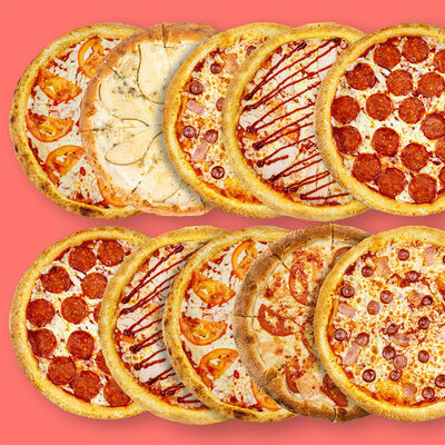 Сет из 10 пицц в Додома по цене 7510 ₽