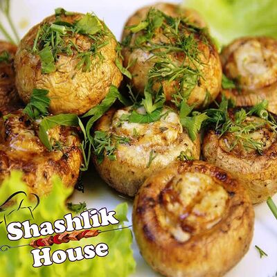 Шампиньоны на мангале в Shashlik House по цене 243 ₽