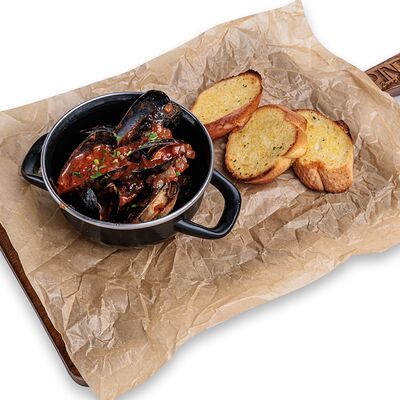 Пряные мидии с соусом маринара в Пинта по цене 4190 ₸