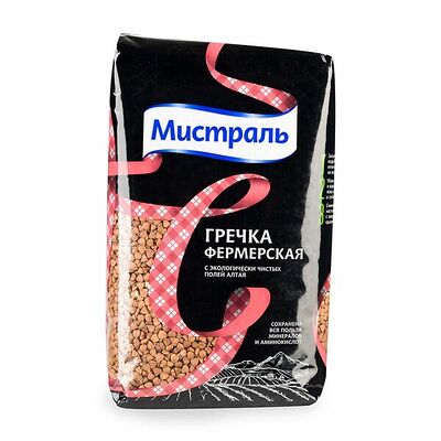 Крупа гречневая Фермерская, Мистраль в Азбука Вкуса Экспресс Меню по цене 157 ₽