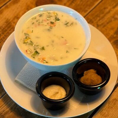Окрошка мясная на кефире в Billy McDaniel по цене 180 ₽