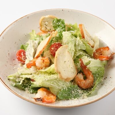 Цезарь с креветками в Барбарис по цене 520 ₽