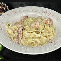 Паста с морепродуктами в Прохлада