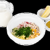 Окрошка с курицей в Пархаус