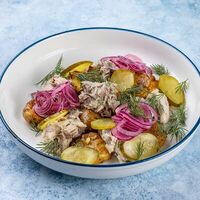 Мини-картофель со скумбрией в Seabus