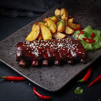 Ребра BBQ подкопченные в Изи Паб по цене 1195 ₽