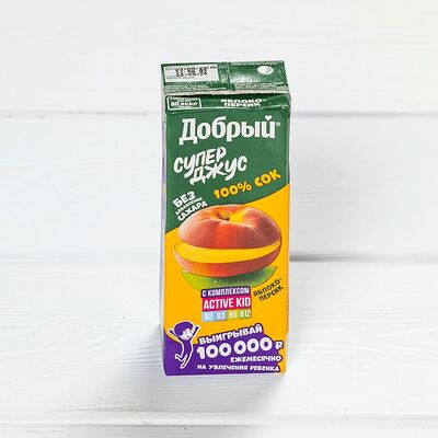 Сок Добрый Яблоко-персик в Суши NEW Пицца по цене 125 ₽