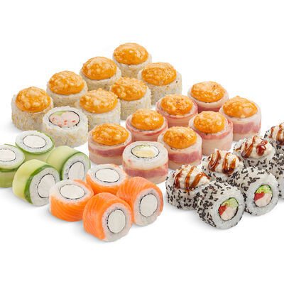 Сет Интересный с белым соусом в MYBOX по цене 1610 ₽