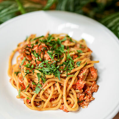 Спагетти с камчатским крабом в Сыроварня по цене 1850