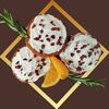 Чуррос Cinnabon в белой шоколадной глазури с кусочками вишни в Churreria Comida Mexicana по цене 18