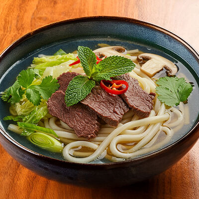 Суп Бифу Сиру в Japengo cafe по цене 620 ₽