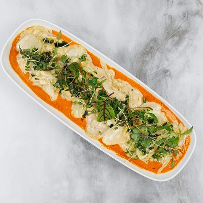 Трубач, соус из печеных томатов в Реснота по цене 1400 ₽