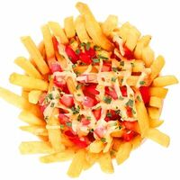 Фри со свежими томатами и зеленью в Go chiko