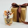 Десертная свеча в стакане с ароматом карамельный кофе в Дарите красиво по цене 2790