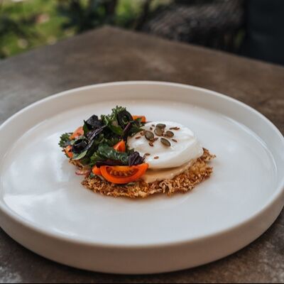 Драник с соусом тонато в Мой кофе по цене 613 ₽