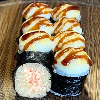 Запеченный мини с крабом в ГансРолл по цене 275 ₽