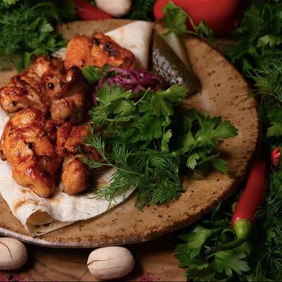 Шашлык из курицы в Мамули по цене 890 ₽