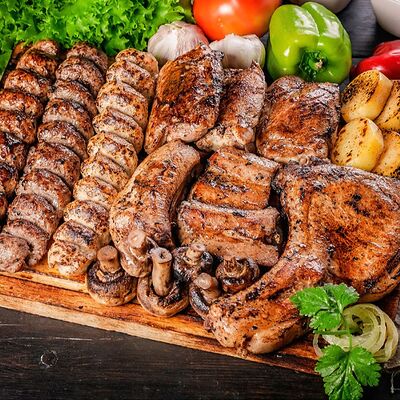 Ассорти блюд на углях классик 1 в Огонь&Мясо по цене 3800 ₽