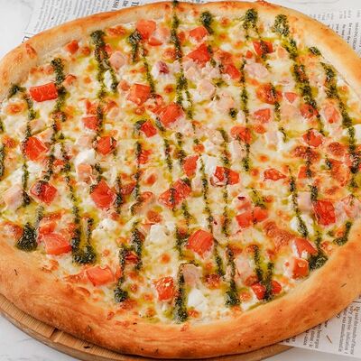 Пицца с копчёным цыплёнком в One Click Pizza по цене 639 ₽