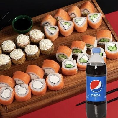 Сет Филадельфия магнит вкуса в Рыбин Гуд Sushi Premium по цене 3390 ₽