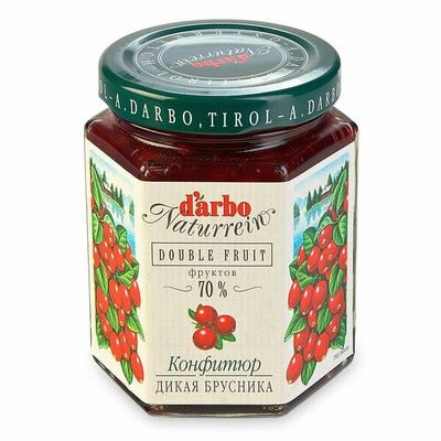 Конфитюр darbo Дикая брусника в Азбука Вкуса Экспресс Меню по цене 265 ₽