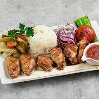 Шашлык из куриных крылышек в Мармарис