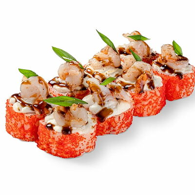 Креветка-горгонзола 2.0 в Некруглая пицца и роллы по цене 631 ₽