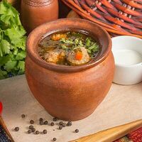 Турецкий суп с бараниной и овощами в Мушмула