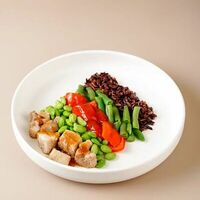 Боул с цыпленком терияки и овощами в Coffee L