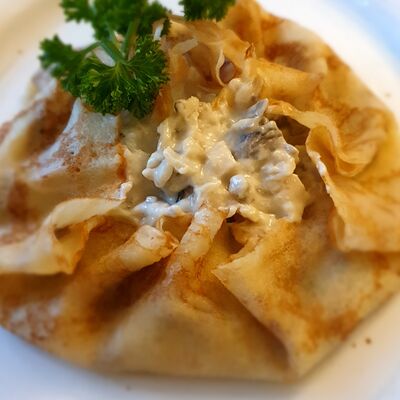 С курицей и грибами в Пряный Тимьян по цене 415 ₽